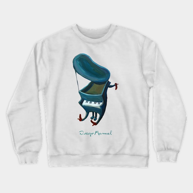 Pianito Crewneck Sweatshirt by diegomanuel